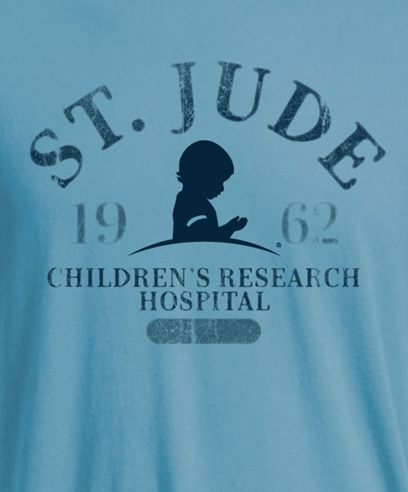 Unisex Arch Logo St. Jude Crew T-Shirt